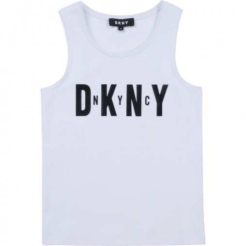 Camiseta tirantes blanca DKNY